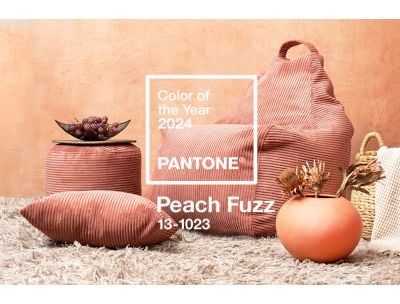 Pantones Farbe des Jahres 2024 – "Peach Fuzz"