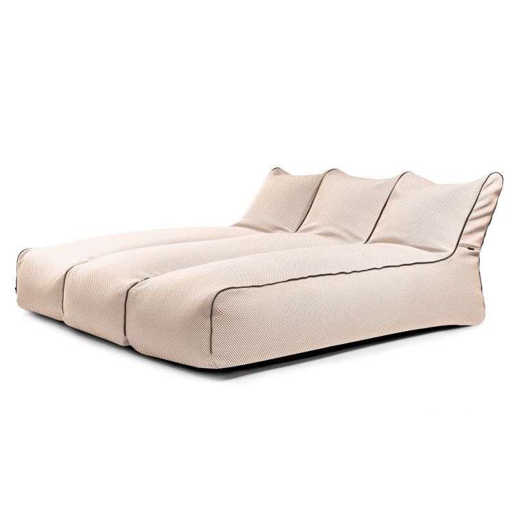 Säkkituolit Set Sunbed Zip 3 Seater Capri Beige
