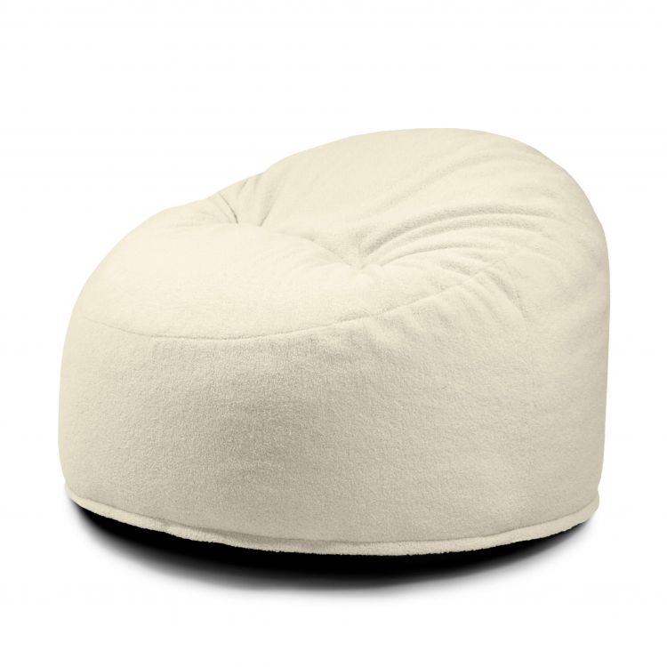 Schaumstoff Sitzsack Om 85 Teddy Creme