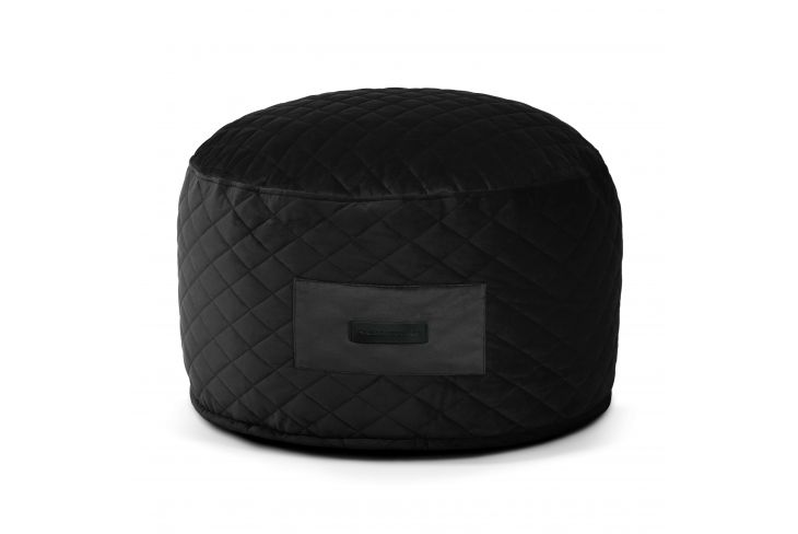 Foam Footstool On 60 Lure Luxe Black