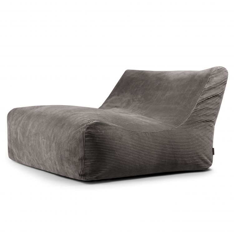 Sitzsack Sofa Lounge Waves Dunkelgrau