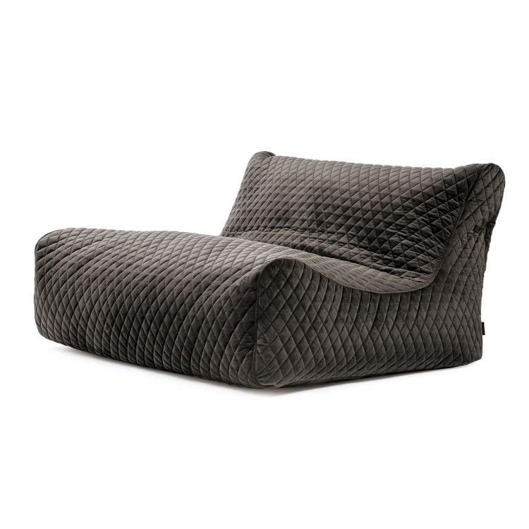 Sitzsack Bezug Sofa Lounge Lure Luxe Grau