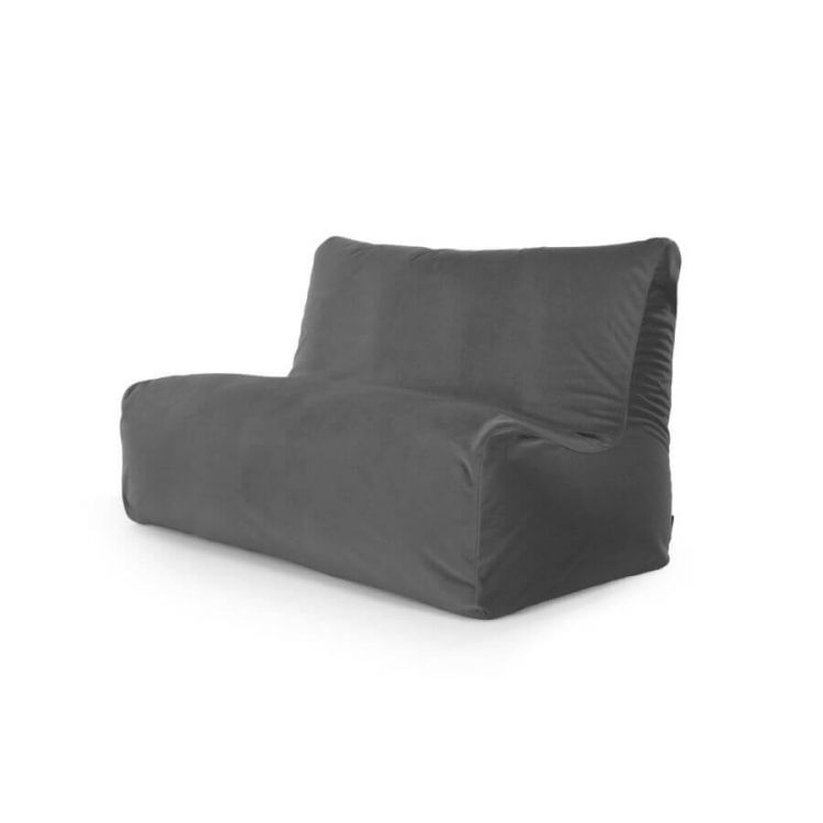 Sitzsack Bezug Sofa Seat Barcelona Dunkelgrau