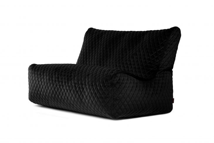 Sitzsack Bezug Sofa Seat Lure Luxe Black