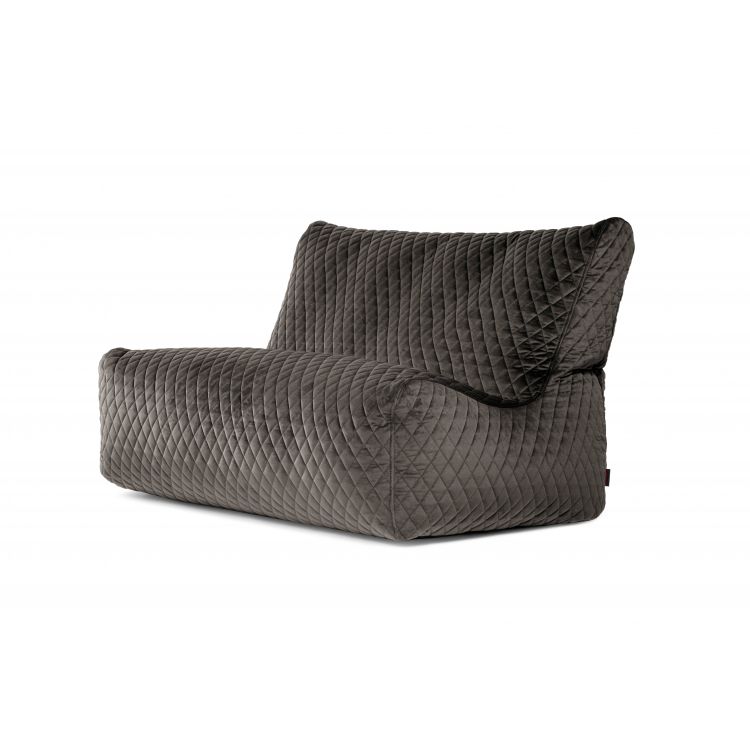 Sitzsack Bezug Sofa Seat Lure Luxe Grau
