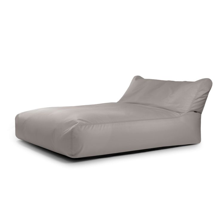 Sėdmaišio užvalkalas Sofa Sunbed Colorin Baltai pilka