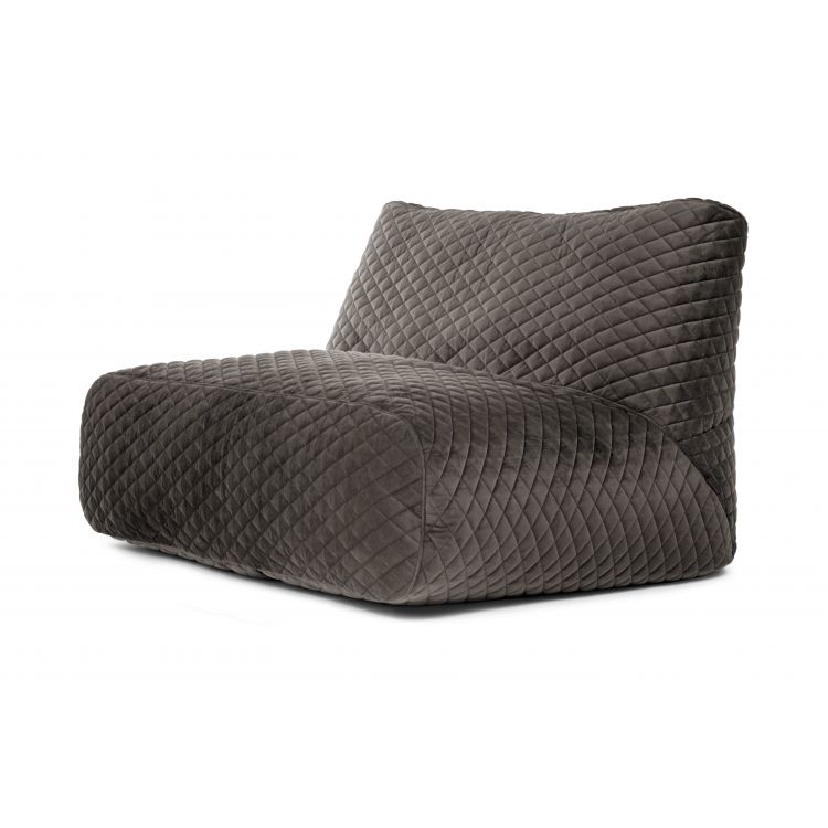 Sitzsack Bezug Sofa Tube Lure Luxe Grau