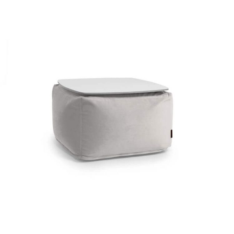 Staliukas Soft Table 60 Barcelona Baltai pilka