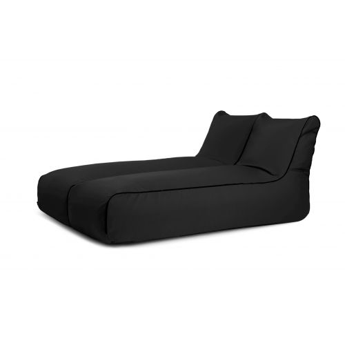 Ein Satz Sitzsäcke Set Sunbed Zip 2 Seater  Colorin Schwarz
