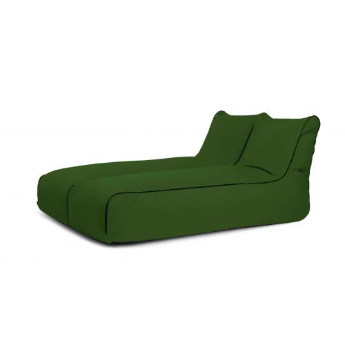 Ein Satz Sitzsäcke Set Sunbed Zip 2 Seater  Colorin Grün