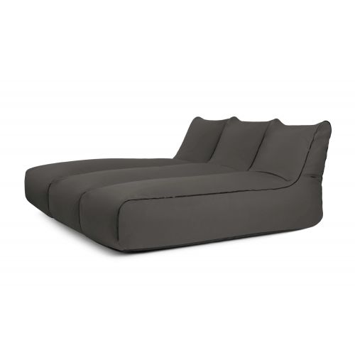 Kott-toolide komplekt Set Sunbed Zip 2 Seater  Colorin Dark Grey