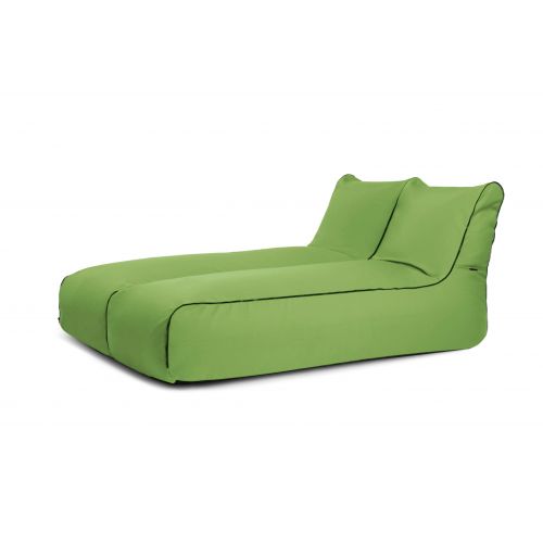 A set of bean bags Set Sunbed Zip 2 Seater  Colorin Lime