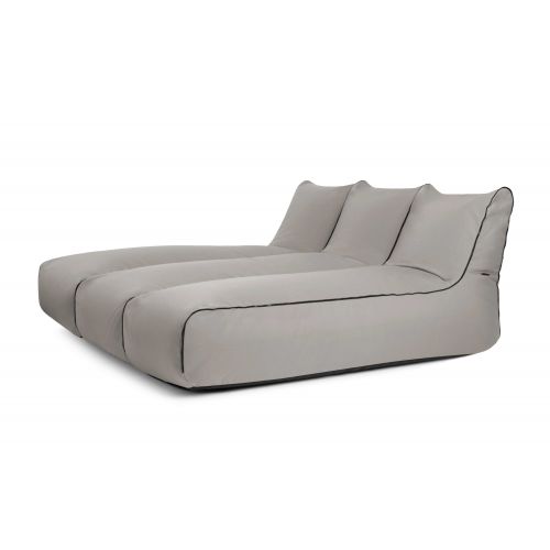 Kott-toolide komplekt Set Sunbed Zip 2 Seater  Colorin White Grey