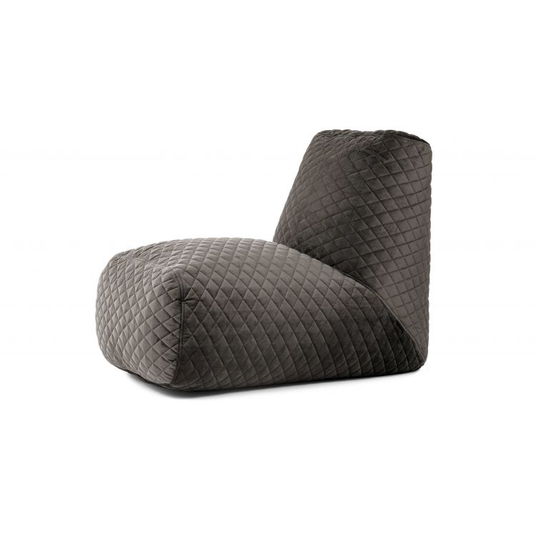 Sitzsack Bezug Tube Lure Luxe Grau
