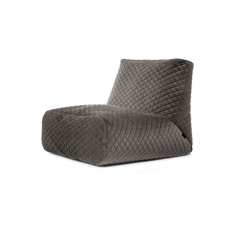 Sitzsack Bezug Tube 100 Lure Luxe Grau