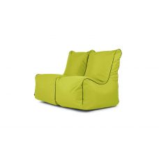 A set of bean bags Set Seat Zip 2 Seater OX Lime