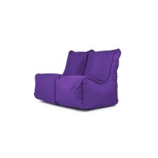 A set of bean bags Set Seat Zip 2 Seater OX Purple