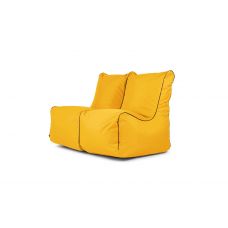 A set of bean bags Set Seat Zip 2 Seater OX Yellow