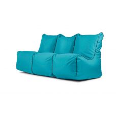 A set of bean bags Set Seat Zip 3 Seater OX Turquoise