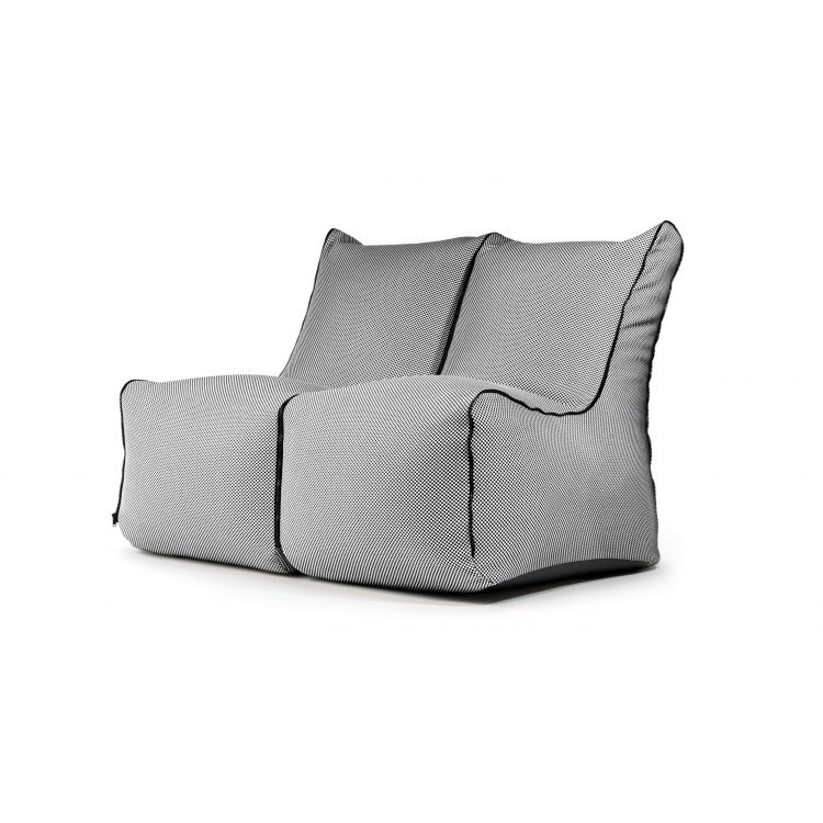 Sėdmaišių komplektas Set Seat Zip 2 Seater Capri Juoda