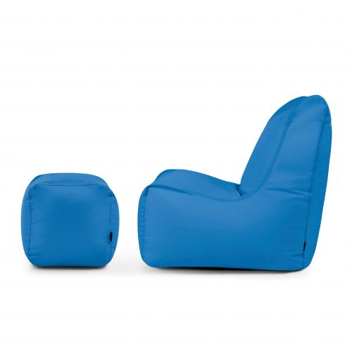 Ein Satz Sitzsäcke Seat+  Colorin Azurblau