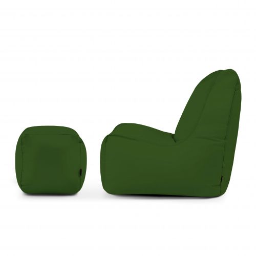 A set of bean bags Seat+  Colorin Green