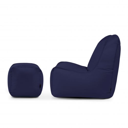 Ein Satz Sitzsäcke Seat+  Colorin Marineblau