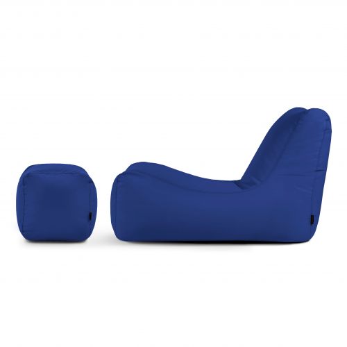 Ein Satz Sitzsäcke Lounge+  Colorin Blau