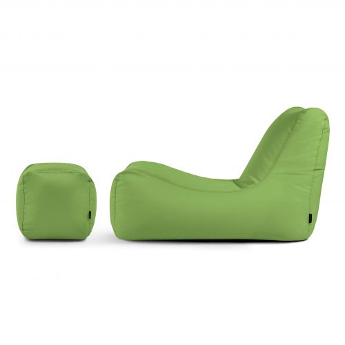 Sėdmaišių komplektas Lounge+  Colorin Laimo žalia
