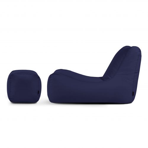Ein Satz Sitzsäcke Lounge+  Colorin Marineblau