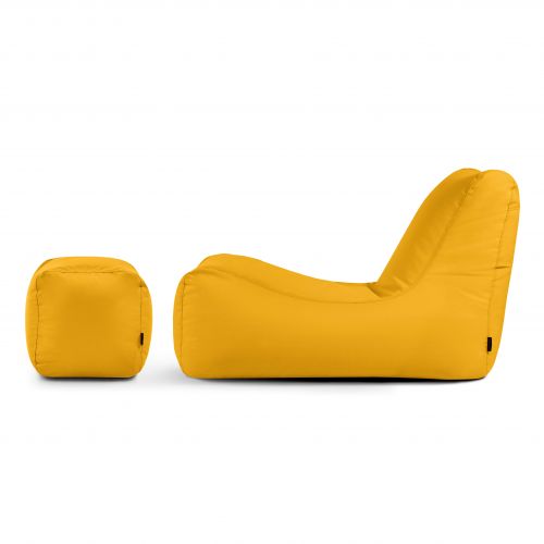 A set of bean bags Lounge+  Colorin Yellow