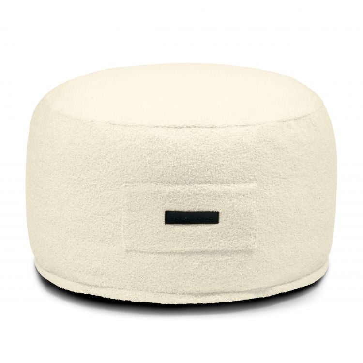 Schaumstoff Fußhocker On 60 Teddy Creme