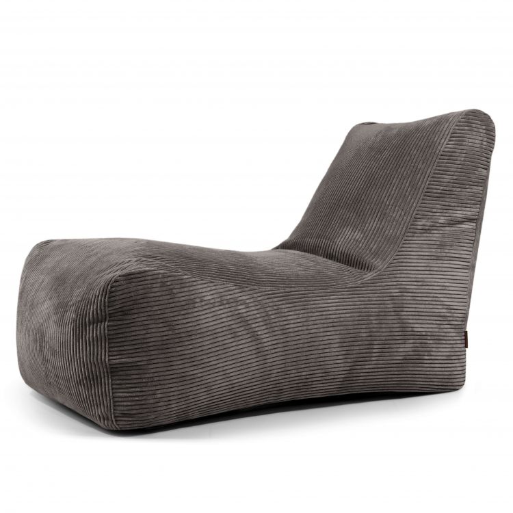 Sitzsack Lounge Waves Dunkelgrau