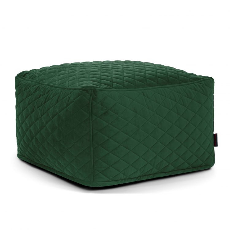 Pufs - sēžammais Softbox Lure Luxe Emerald Green