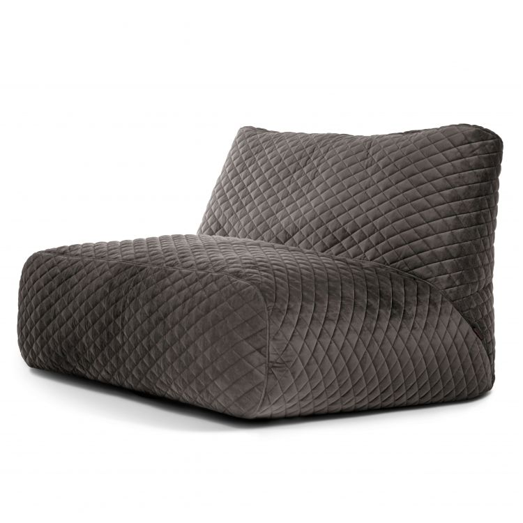 Sitzsack Sofa Tube Lure Luxe Grau