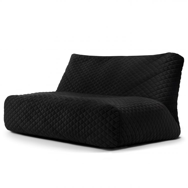 Bean bag Sofa Tube 160 Lure Luxe Black