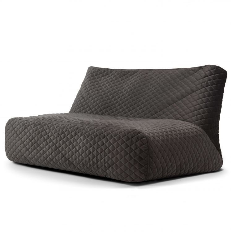 Sitzsack Sofa Tube 160 Lure Luxe Grau