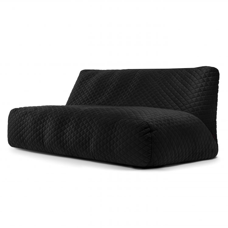 Bean bag Sofa Tube 190 Lure Luxe Black