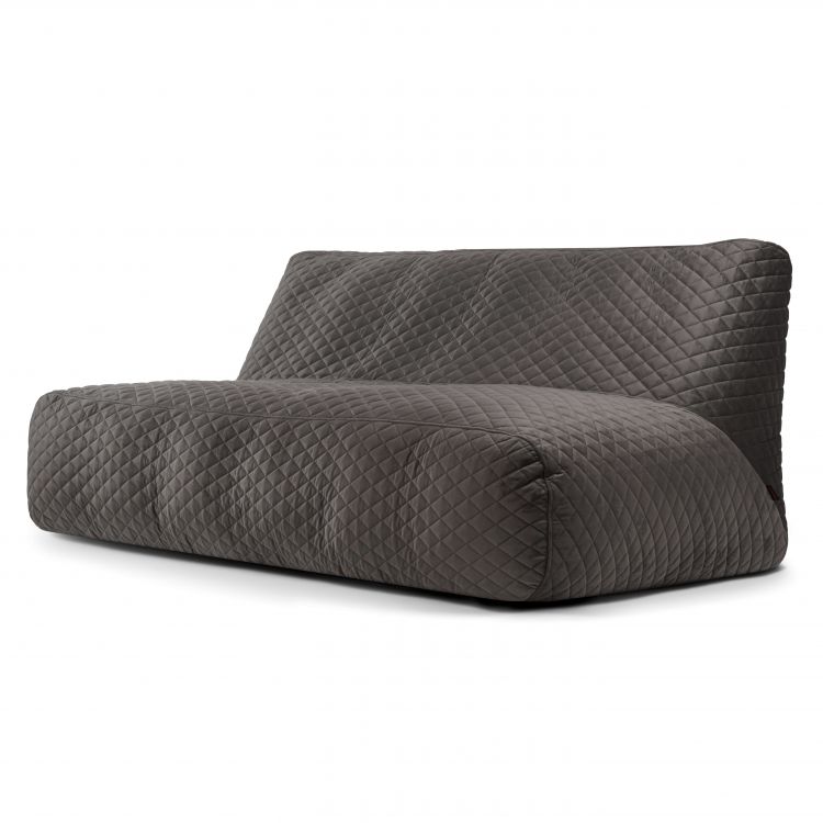 Sitzsack Sofa Tube 190 Lure Luxe Grau