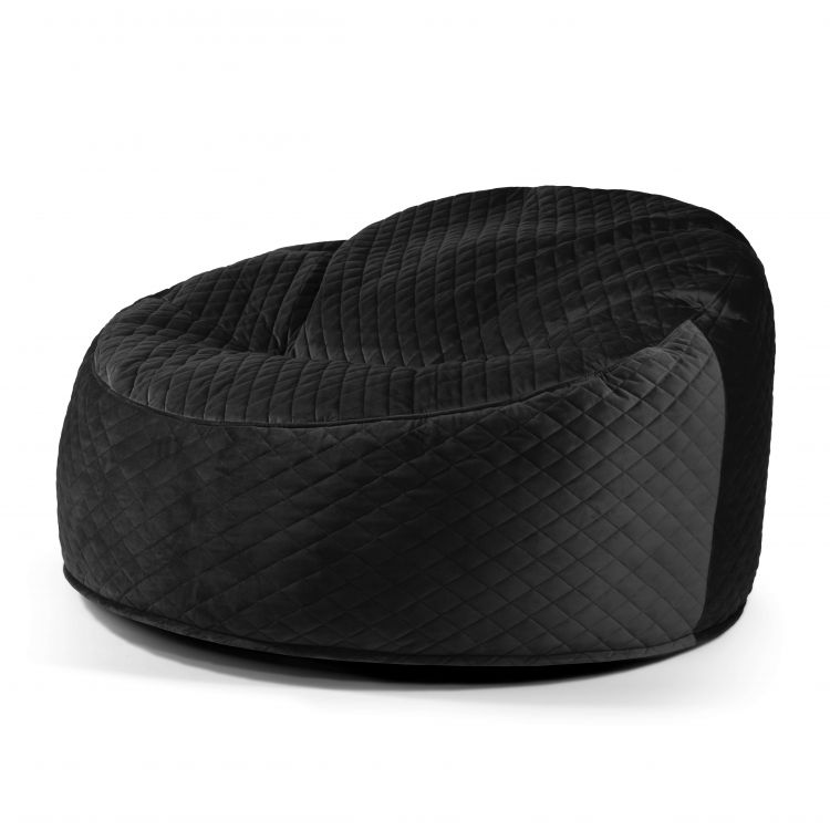 Foam Bean bag Om 135 Lure Luxe Black