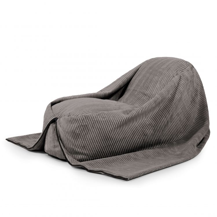 Sitzsack Cocoon 120 Waves Dunkelgrau