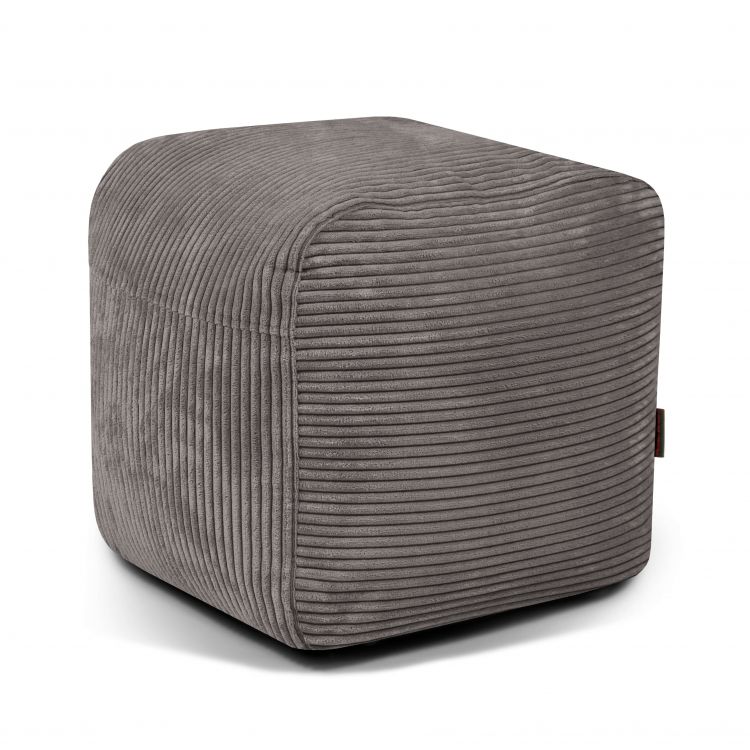Pouf Plus 50 Waves Dunkelgrau