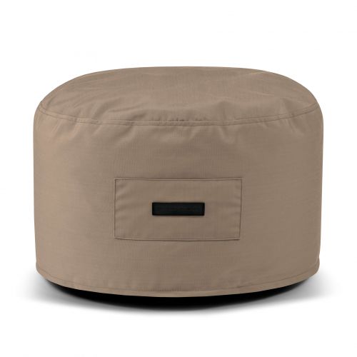 Foam Footstool On 60 Colorin Taupe