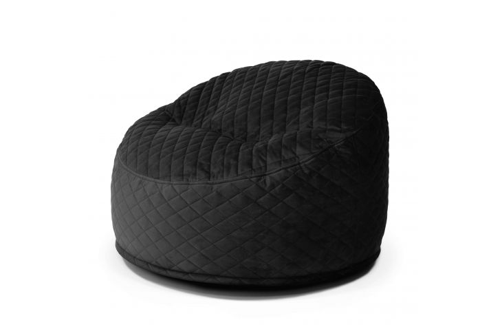 Foam Bean bag Om 85 Lure Luxe Black