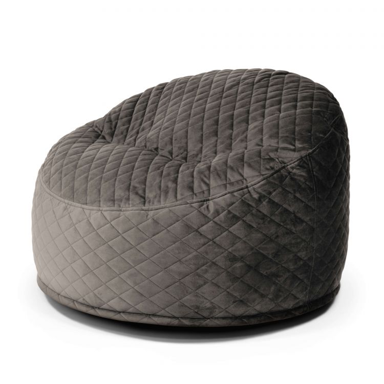 Schaumstoff Sitzsack Om 85 Lure Luxe Grau