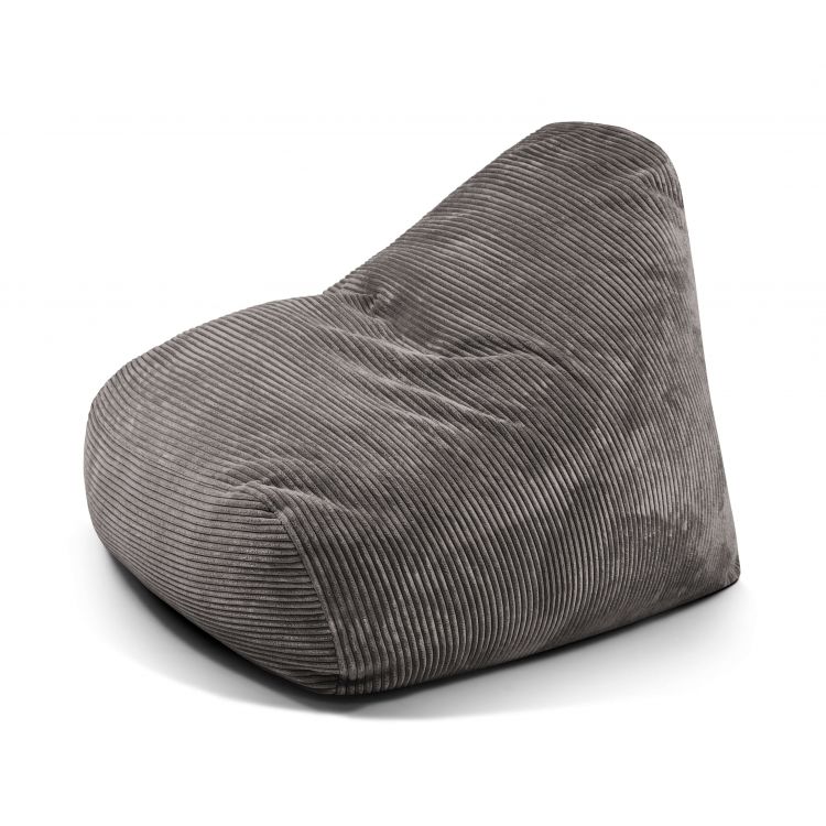 Schaumstoff Sitzsack Snug 100 Waves Dunkelgrau