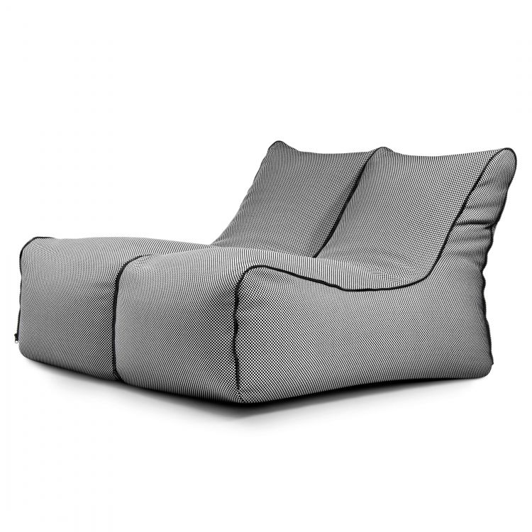 Sėdmaišių komplektas Set Lounge Zip 2 Seater Capri Juoda
