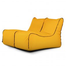 Sėdmaišių komplektas Set Lounge Zip 2 Seater Colorin Geltona