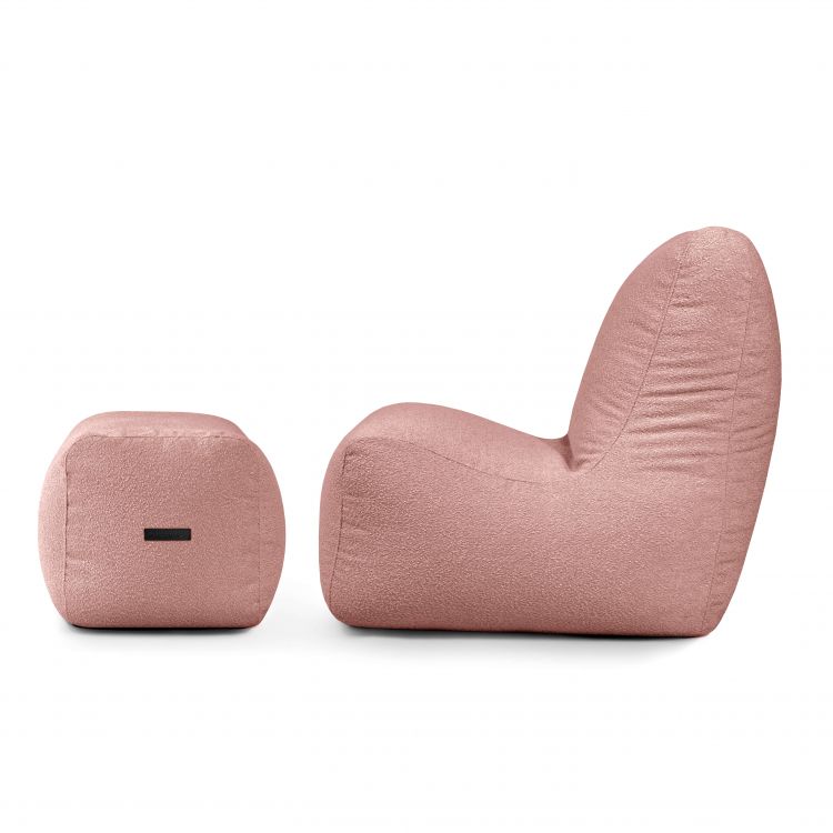 Ein Satz Sitzsäcke Seat+ Madu Altrosa