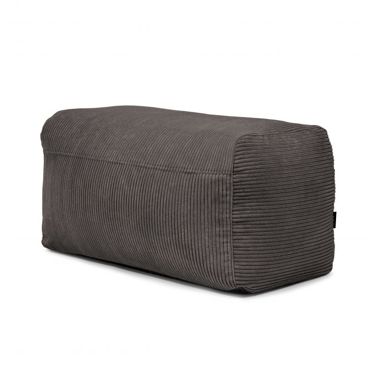 Pouf Plus 100 Waves Dunkelgrau